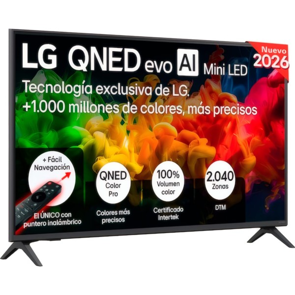 Lg qned evo miniled ai qned81 / televisor smart tv 75" qned 4k uhd